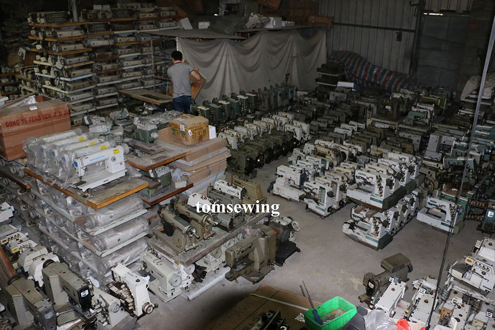 stock used sewing machine warehouse tomsewing