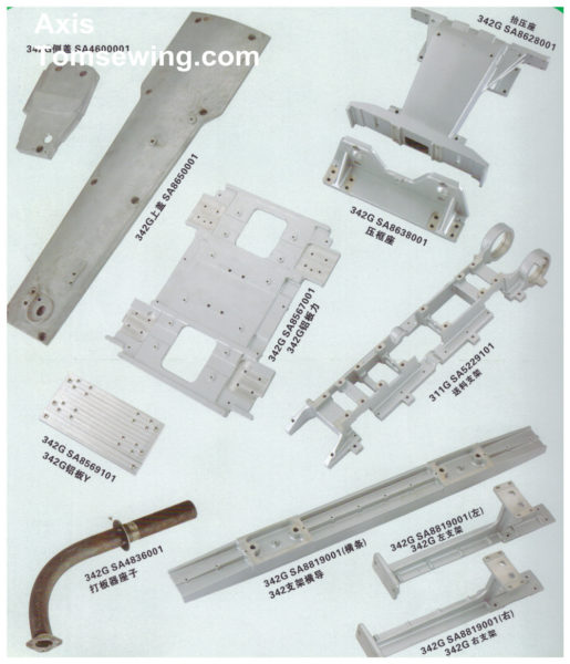 programmable-electronic-pattern-sewing-machine-cloth-feed mechanism-components