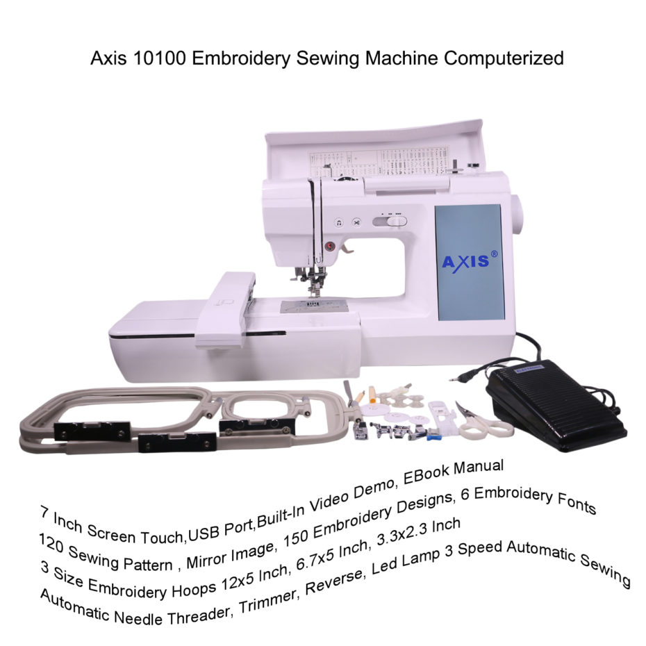 automatic embroidery sewing machine