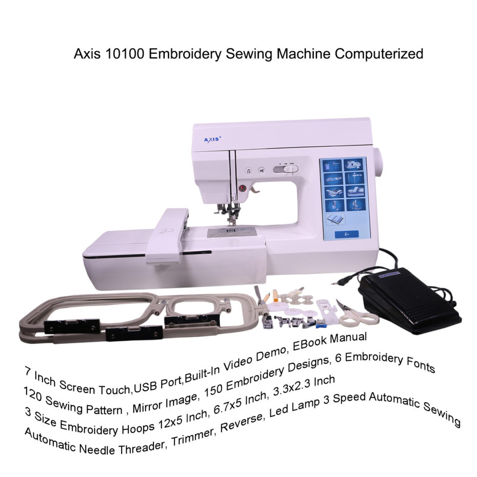 programmable sewing machine embroidery