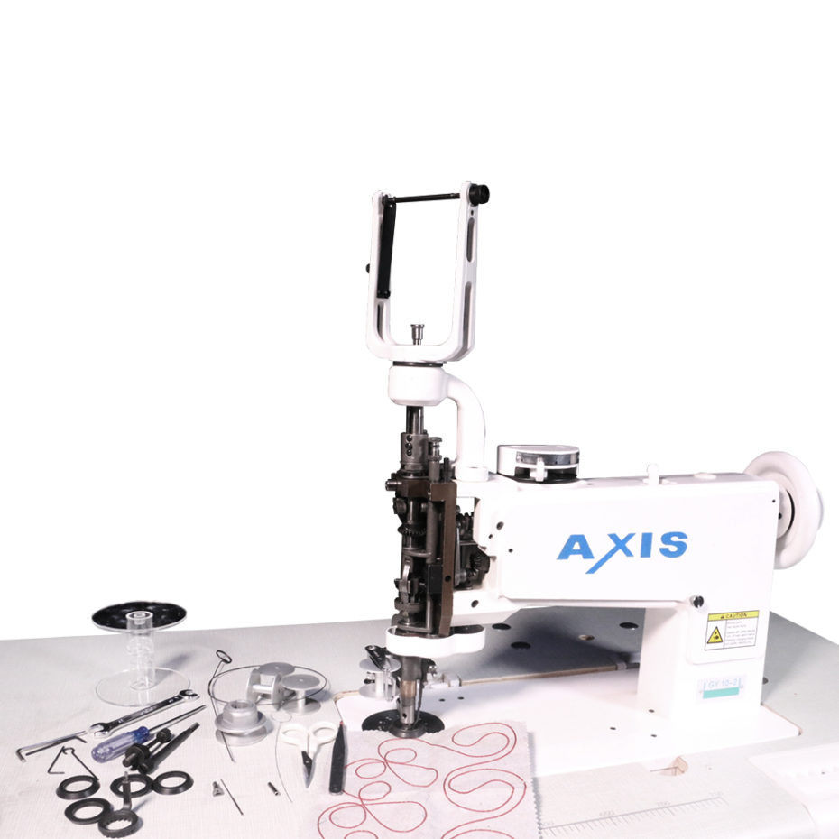 AXIS 10-2 FIVE FUNCTION handle operated embroidery machine 