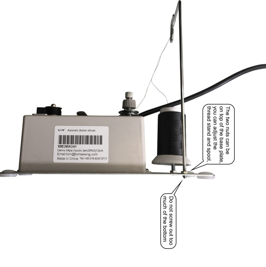 AXIS BOBBIN WINDER INSTRUCTION 