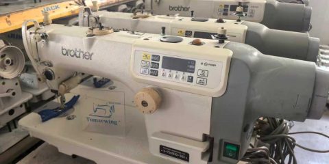 Brother S 7000DD direct drive sewing machine with thread trimmer and operation panel