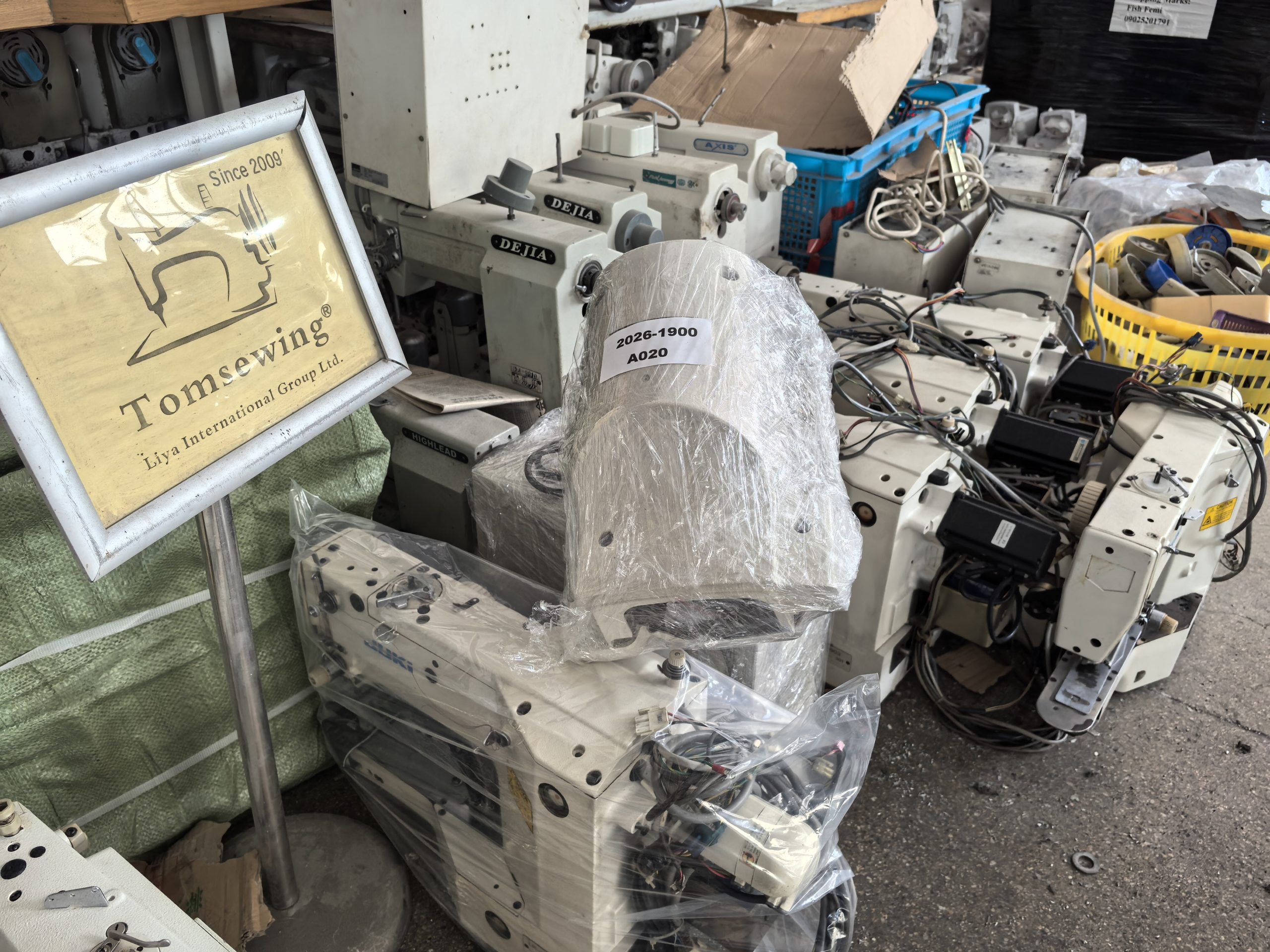 Used JUKI LK-1900 Bartacking Machine – Serviced by Tomsewing