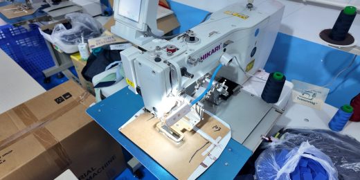 label sewing machine